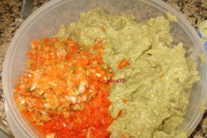 Salata  de vinete cu ardei rosu copt