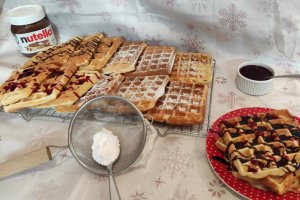 Gaufres vanilate cu iaurt - Reteta gustoasa si aromata