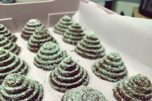 Brăduți dulci cu biscuiți și nucă - Desertul delicios perfect pentru sarbatori