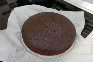 Tort cu visine, ciocolata si crema de piersici - Desertul festiv si delicios
