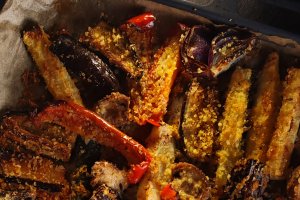 Legume crocante la cuptor în crustă de panko - Cea mai bună si simplă rețetă de post