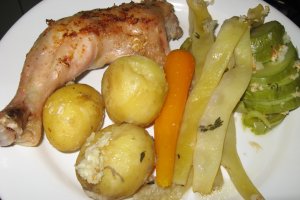 Legume aromate la cuptor