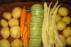 Legume aromate la cuptor
