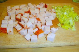 Supa de fasole cu piept de curcan afumat