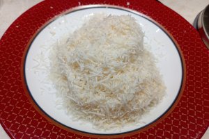 Somon cu orez cremos, cu parmezan - Reteta usoara si gustoasa