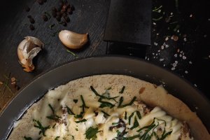 Ficăței cu smântână și mozzarella - Savoare și gust într-un preparat excelent