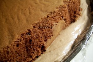 Tort inimos cu frisca si ciocolata