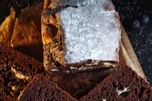 Chec cu cacao și ciocolată albă - Desert rapid și delicios