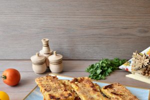 Cordon bleu cu dovlecei la cuptor - Varianta usoara si gustoasa