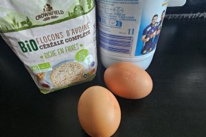 Clătită XXL cu fulgi de ovăz - Super rapida si delicioasa