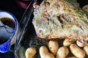 Pulpa de miel confiata 3 ore cu unt de usturoi