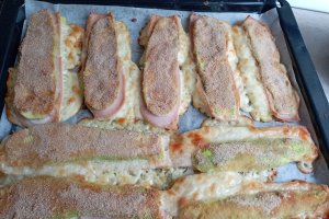 Cordon bleu cu dovlecei la cuptor - Reteta gustoasa si rapida