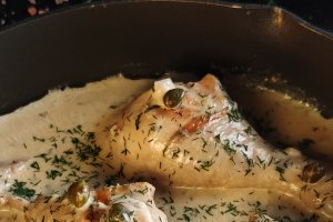 Ciocănele de pui cu sos de muștar și capere - Mâncarea delicioasă și rapidă