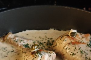 Ciocănele de pui cu sos de muștar și capere - Mâncarea delicioasă și rapidă