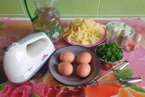Tortilla cu cartofi si ceapa, la tigaie - Reteta gustoasa de omleta spaniola