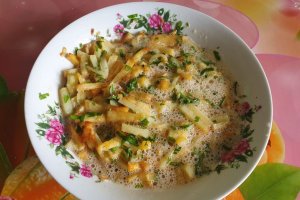 Tortilla cu cartofi si ceapa, la tigaie - Reteta gustoasa de omleta spaniola