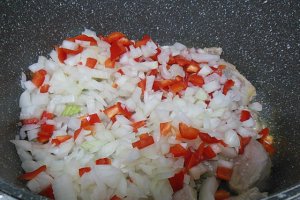 Muschiulet de porc cu gnocchi si mazare - Reteta savuroasa