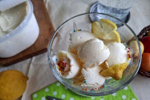 Înghețata de lămâi, cu lapte condensat - Rețeta delicioasă de casă