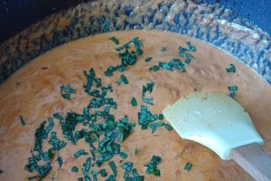 Piept de pui cu sos de ardei copti si smantana - Aromat si gustos