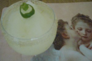 Lemon-lime sorbet