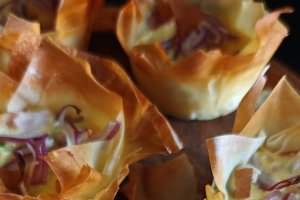 Mini quiche rapid cu șuncă și dovlecei - Simplu, ușor și gustos