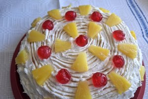 Tort Pina Colada - Reteta delicioasa cu ananas