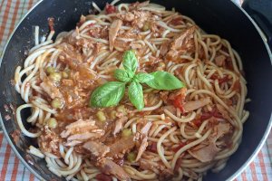 Spaghete cu ton - Reteta simpla si gustoasa