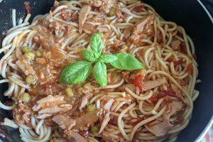 Spaghete cu ton - Reteta simpla si gustoasa