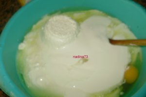 Prajitura cu branza si malai