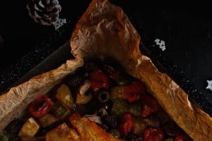 Pește cu legume la cuptor - Rețeta ușoară și gustoasă