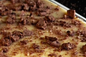 Crumble cu mere și budincă de vanilie - Desert delicios și rapid