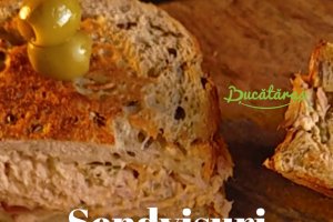 Sendvișuri cu salată de ton - Crocante și savuroase