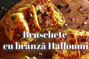 Bruschete cu brânză halloumi - Delicioase și ușor de făcut