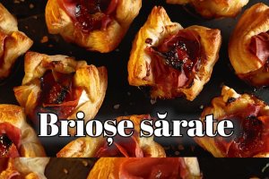 Coșulețe cu Camembert și prosciutto – aperitiv rapid și delicios