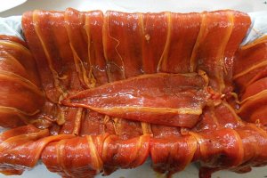 Chec cu pui si ardei kapia copti - Reteta gustoasa de aperitiv