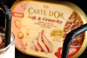 Shake cu înghețată de căpșuni - Deliciu răcoritor de vară