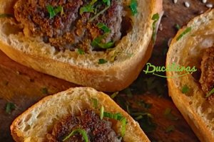 Pâine umplută cu carne de vită - Rețeta simplă și gustoasă