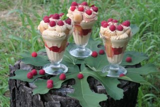 Desert cu capsuni si zmeura - Reteta delicioasa, fara coacere