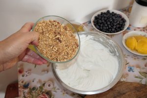 Prajitura cu mango si afine ( Alfonso 18 ani )